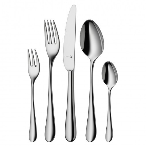 WMF 1140916340 Besteck-Set 30-teilig Merit Cromargan protect