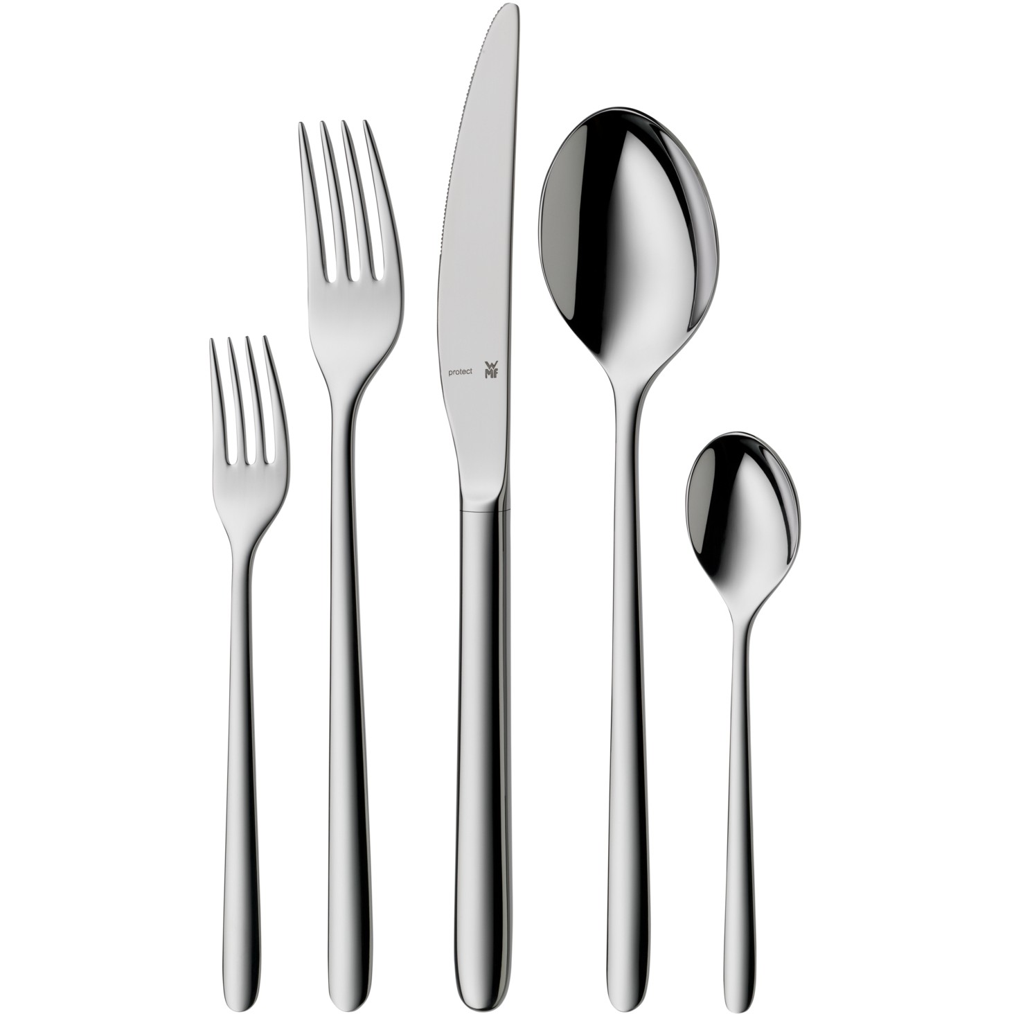 WMF 1261006341 Flame plus Besteck-Set 66-teilig fr 12 Personen