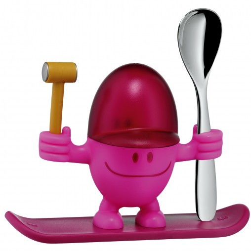 WMF 0616687400 McEgg Eierbecher mit Löffel, pink