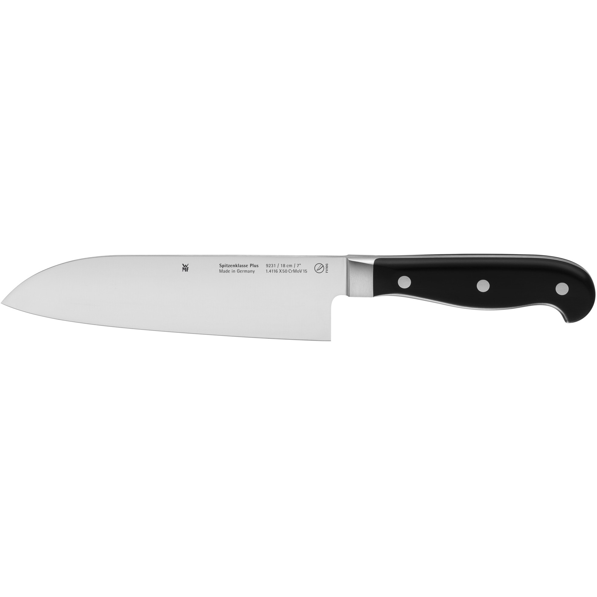 WMF 1892316032 Spitzenklasse Plus Santoku Messer 32 cm
