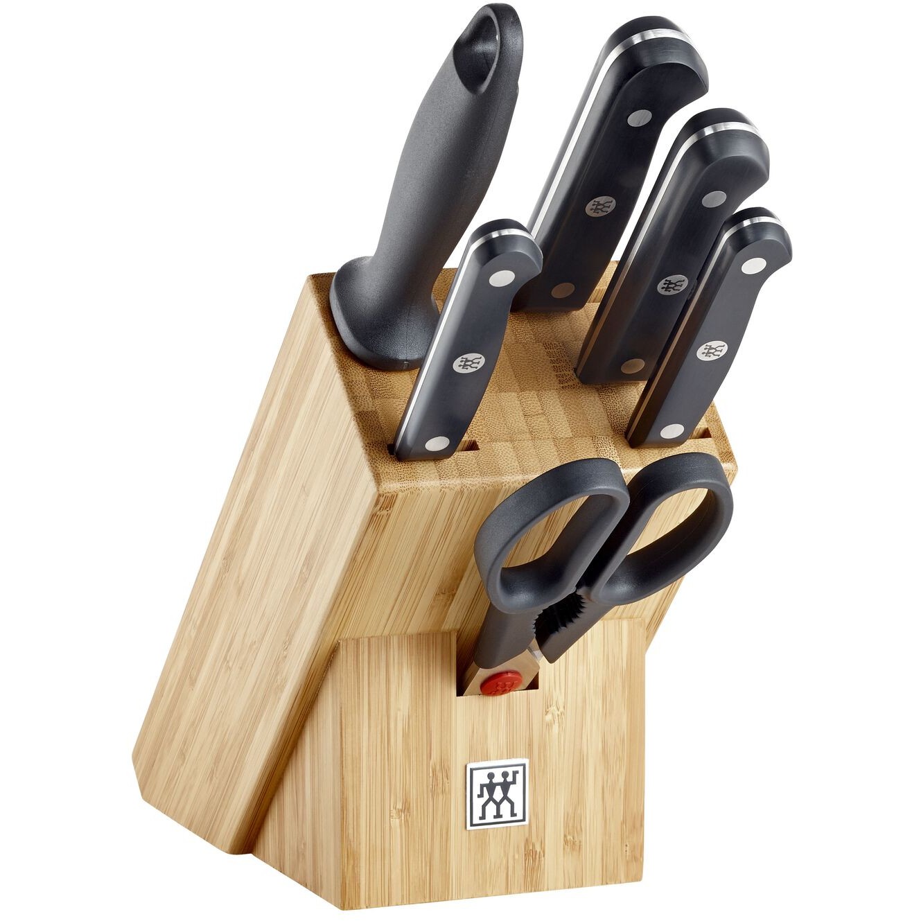 Zwilling 36131-002-0 Gourmet Messerblock, Bambus, 7-tlg.