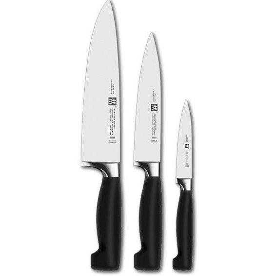 Zwilling 35048-000-0 Messer-Set, 3-tlg., Spick-/Garnier-, Fleisch-, Kochmesser