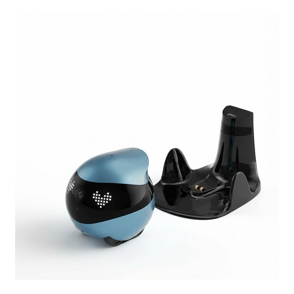 ENABOT EBO Air 2 Haustierroboter 2K Kamera Nachtsicht WLAN App Blau