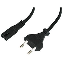 LINDY IEC-Netzkabel Euro-Netzstecker-IEC 320 C7 3m