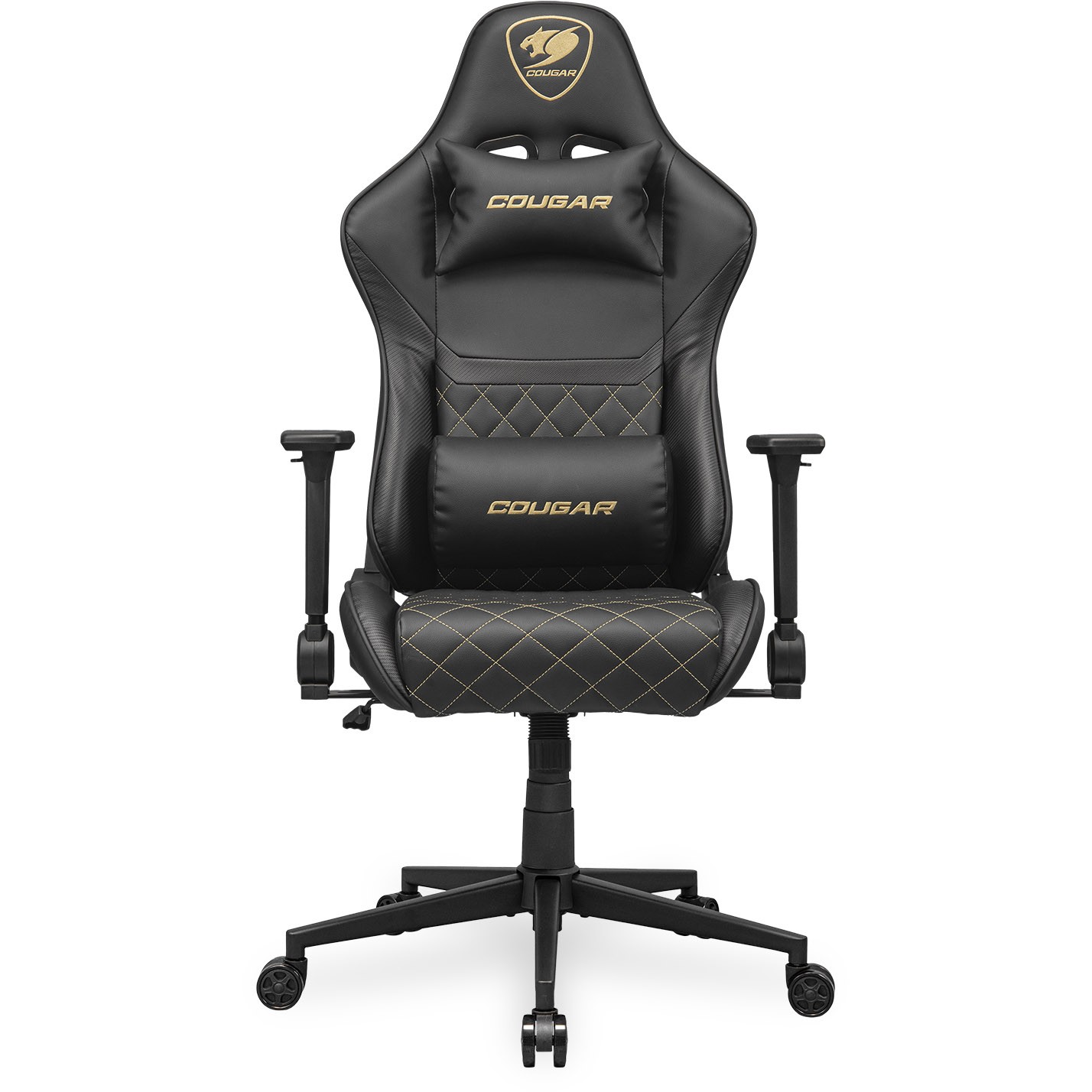 COUGAR Gaming-Stuhl Armor One V2 Gold, Schwarz