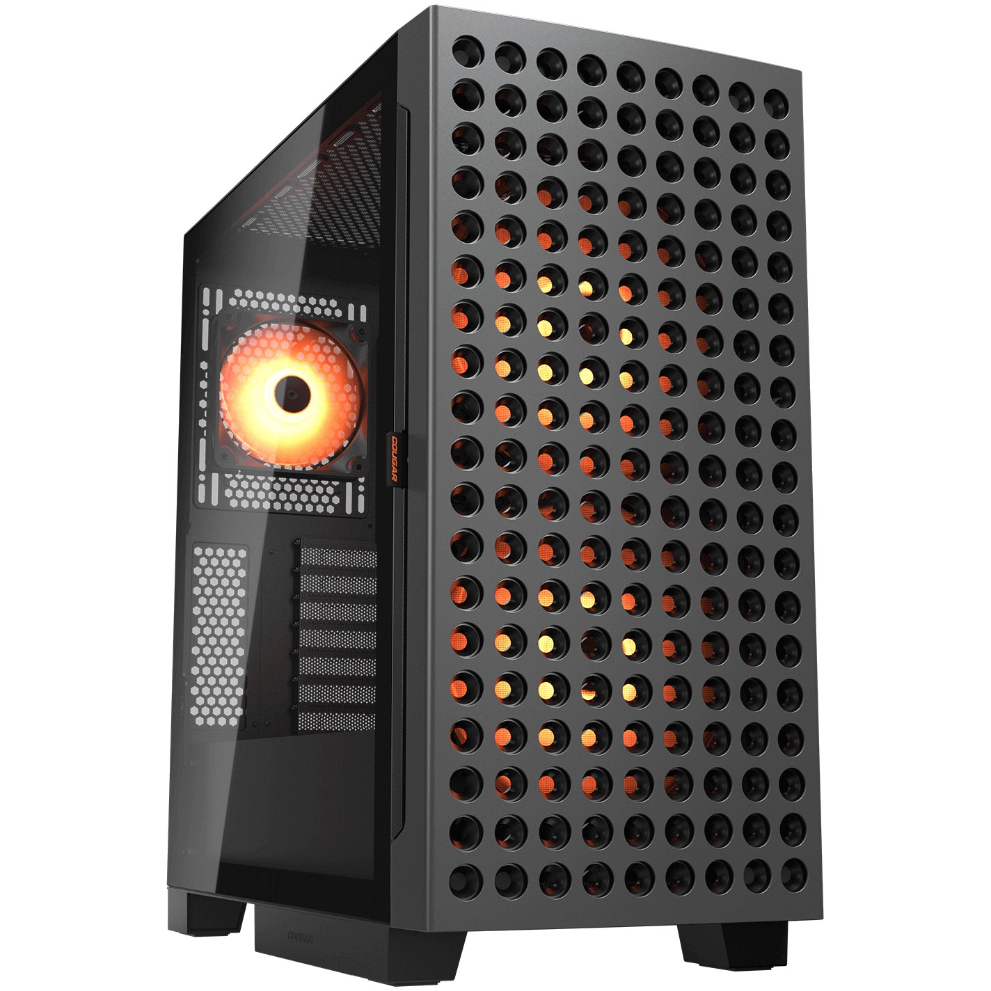Midi COUGAR Airface ECO, ARGB, Schwarz