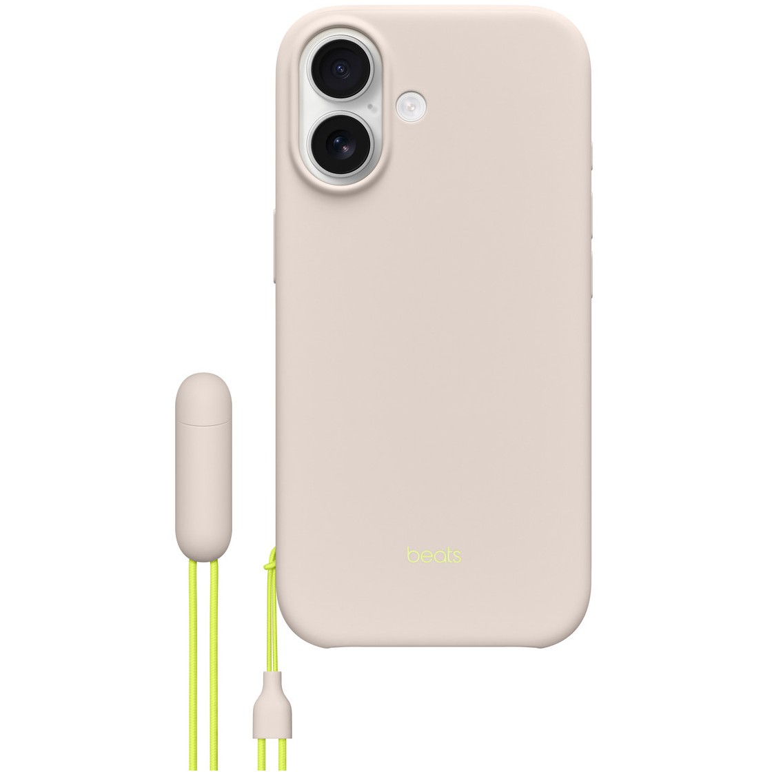 Beats Kickstand Case iPhone 17 mit MagSafe und Kamerasteuerung (kalkstein)