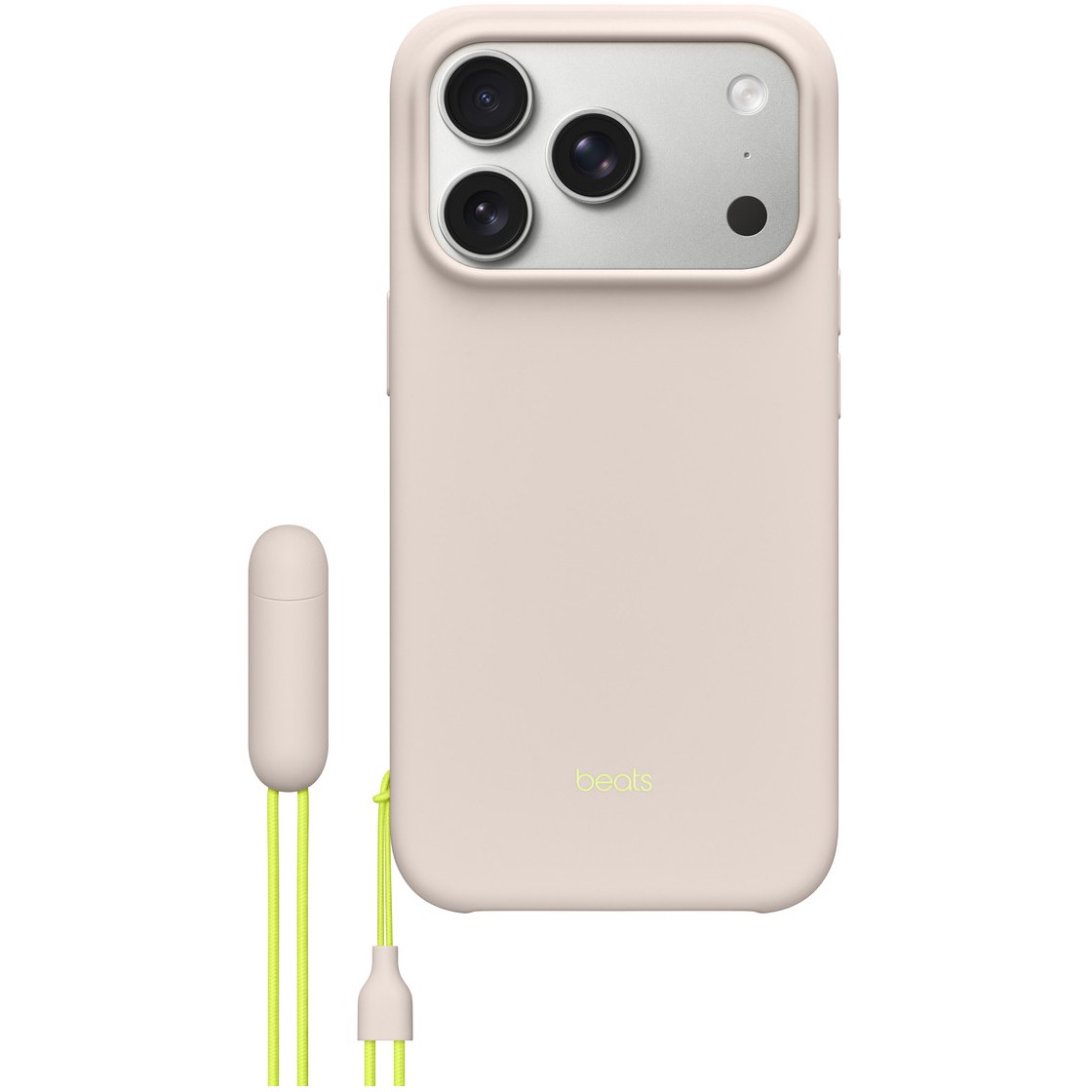Beats Kickstand Case iPhone 17 Pro mit MagSafe und Kamerasteuerung (kalkstein)