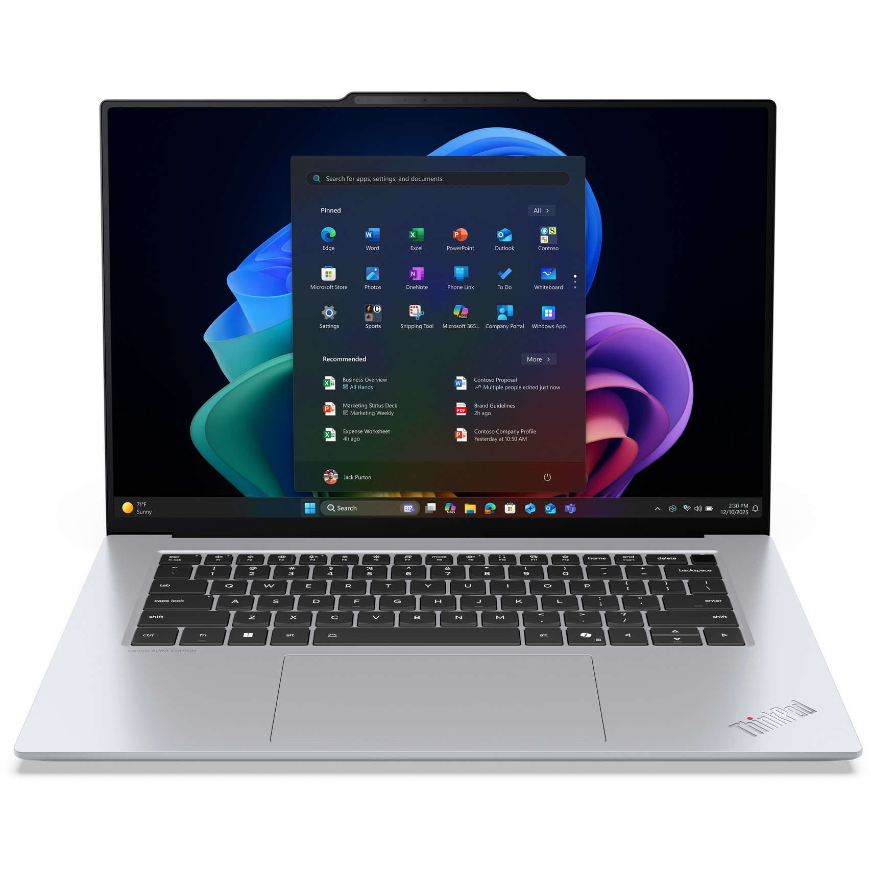 LENOVO ThinkPad X9 15 G1 Intel Core Ultra 7 258V 38,86cm 15,3Zoll No Touch 2.8K 32GB 1TB SSD UMA W11P