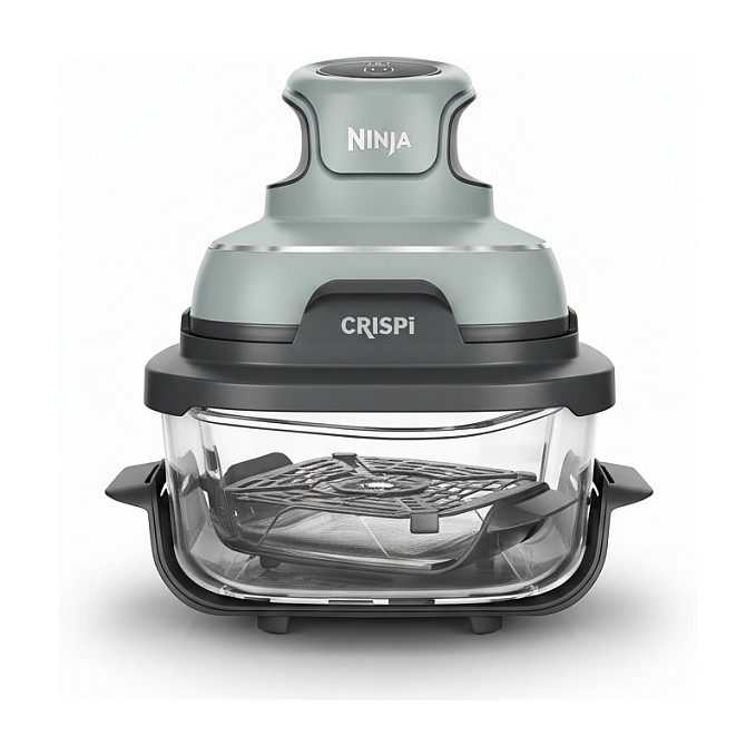 Ninja FN101EUSG CRISPi 4-in-1 Tragbare Glas-Heißluftfritteuse Sage