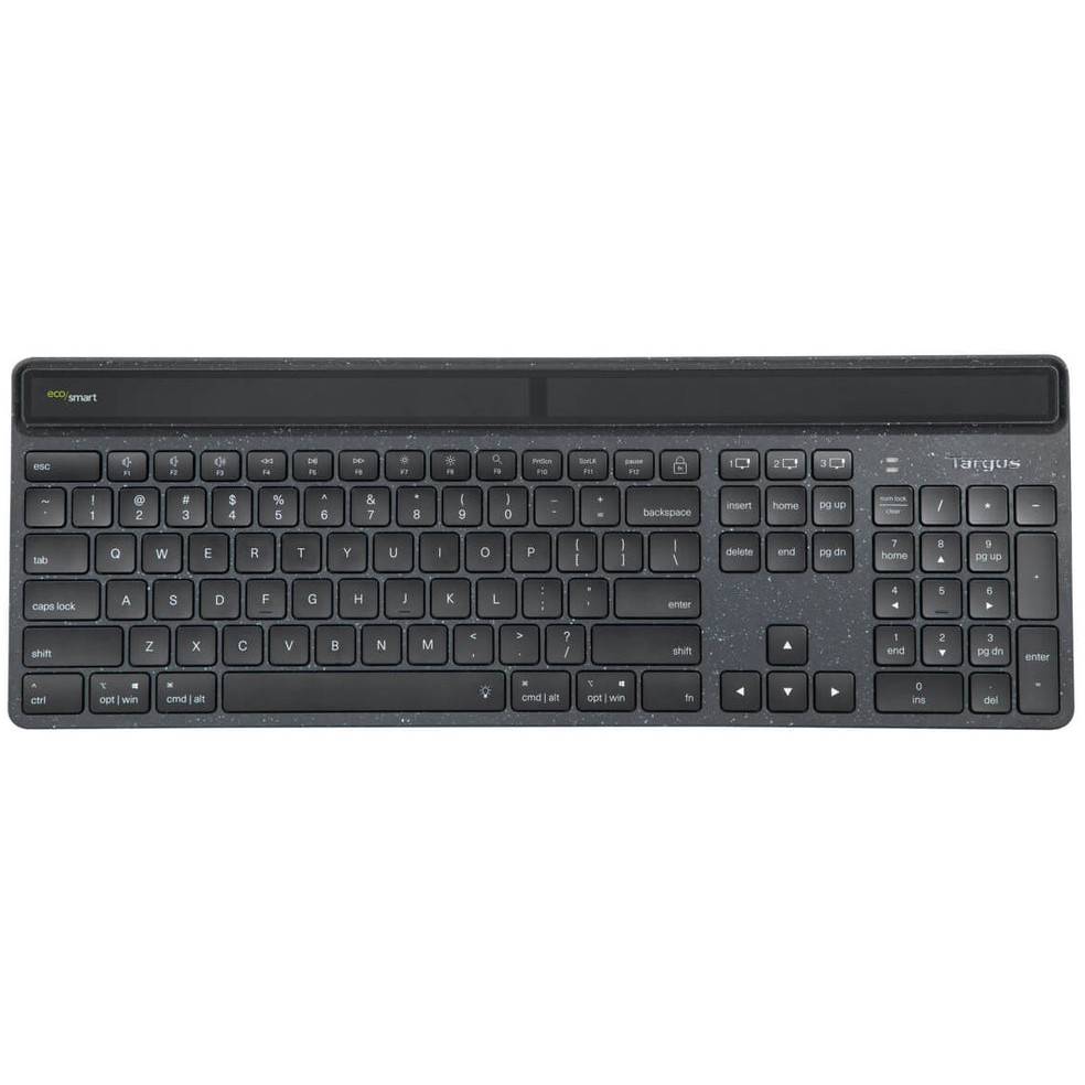 TARGUS EcoSmart antimicrobial hintergrundbeleuchtet - kabellos - Bluetooth 5.0 - QWERTY - Nordisch