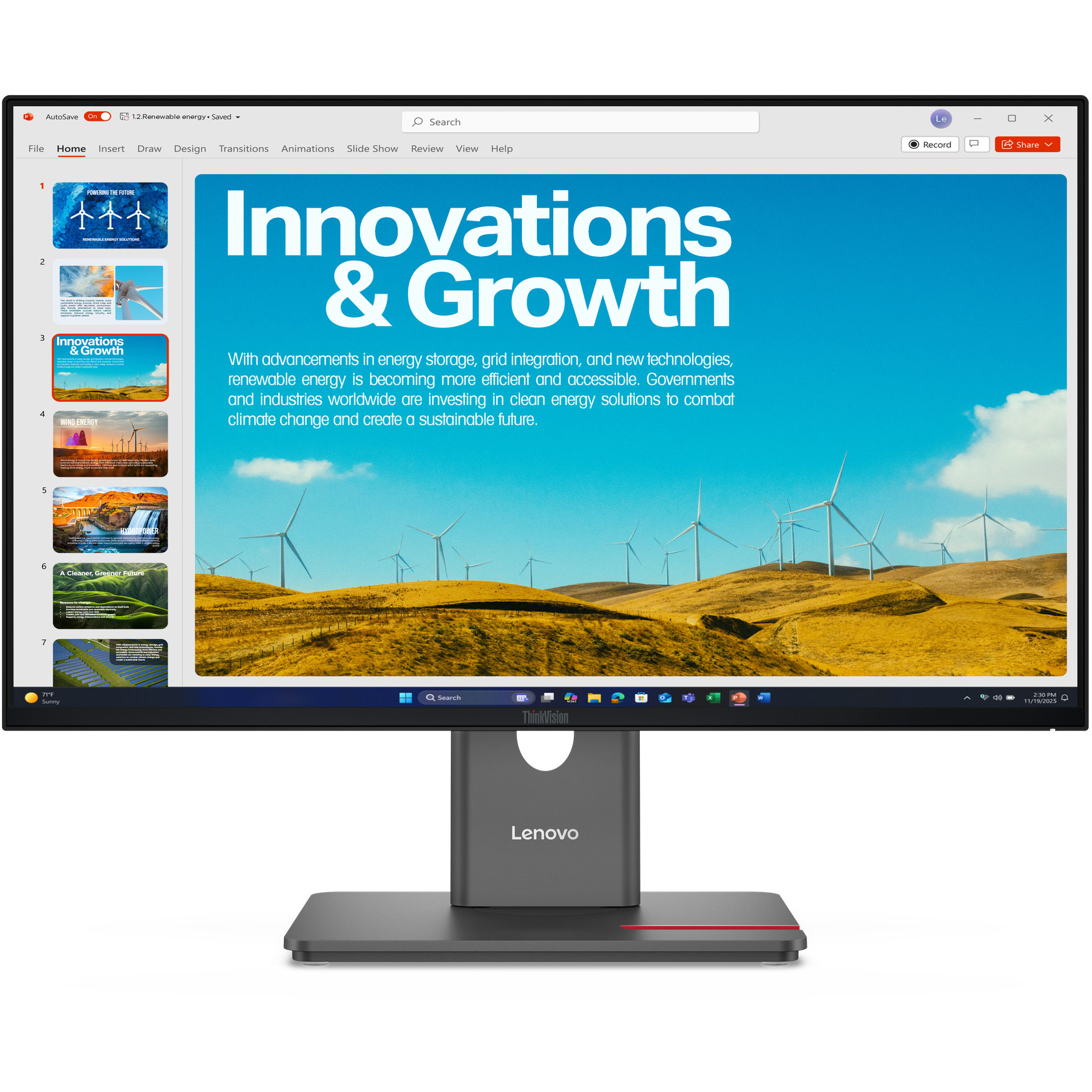 Lenovo ThinkVision P24QD-40 (23,8