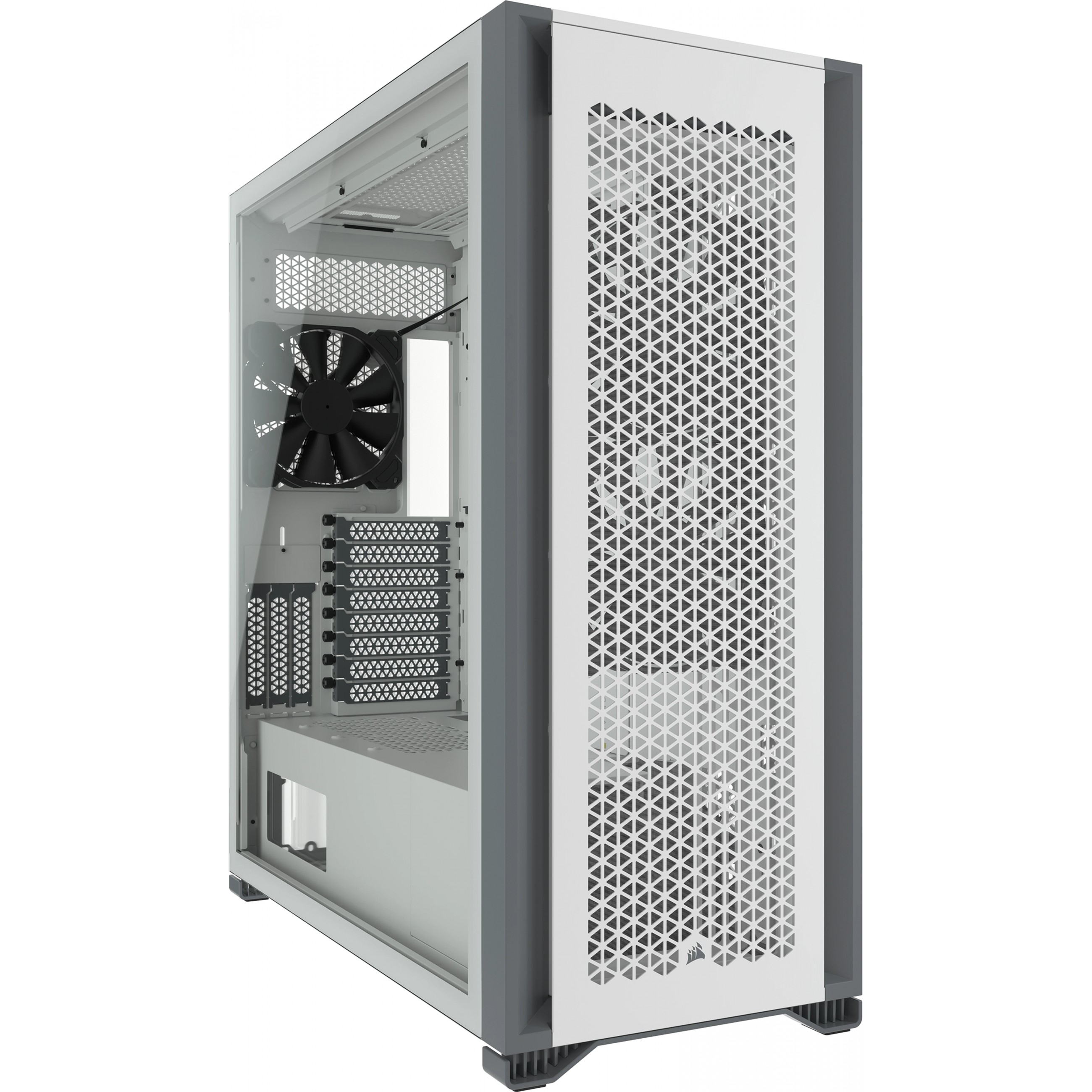 Corsair 7000D Airflow White Full Tower Gaming Gehäuse mit Glas Seitenfenster