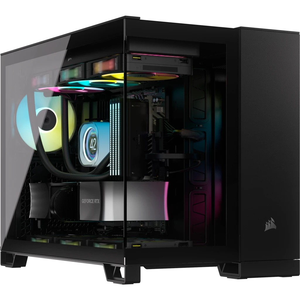 Corsair 2500X RGB schwarz Midi Tower mATX Gaming Gehäuse