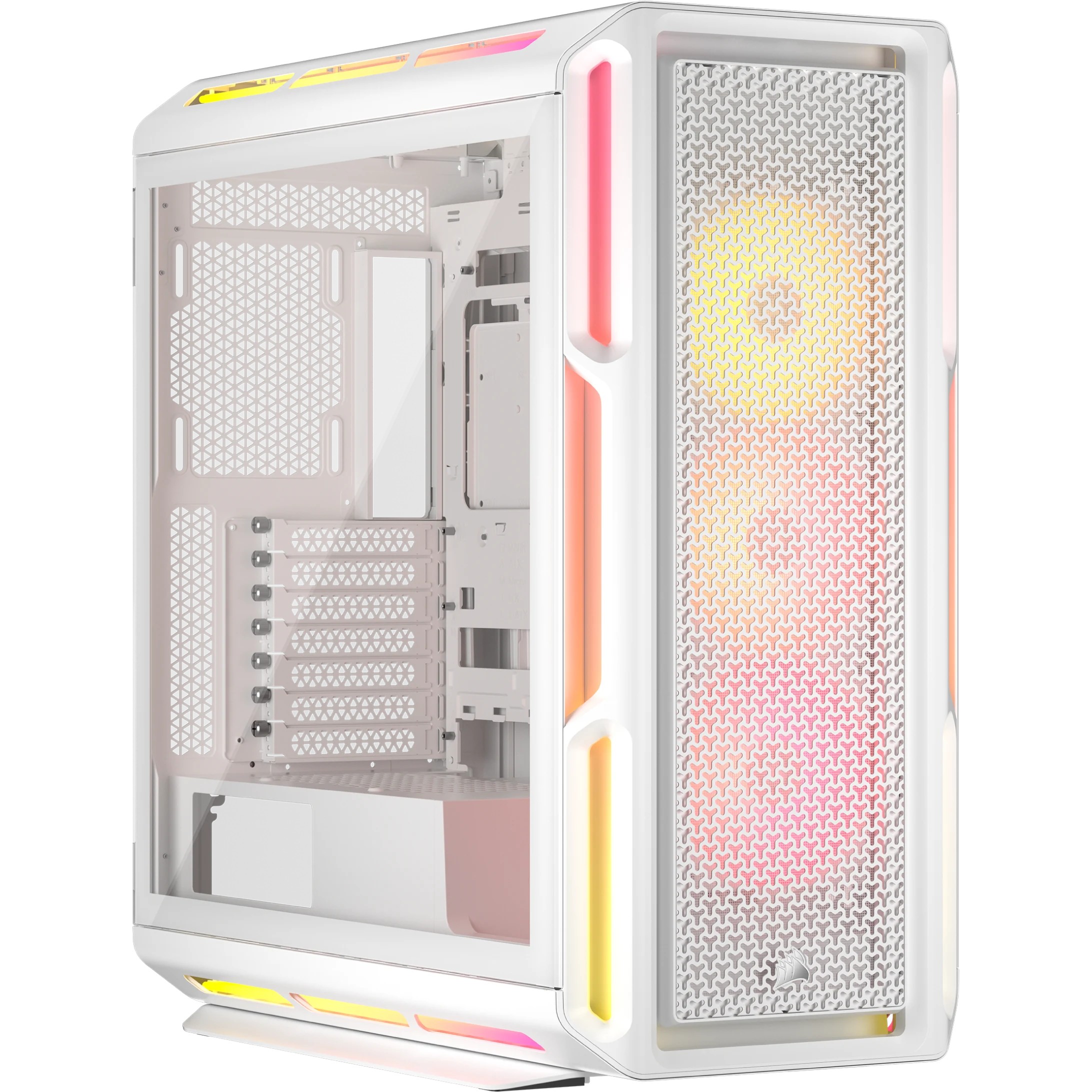 CORSAIR Midi 5000T LX RGB (Tempered Glass) White