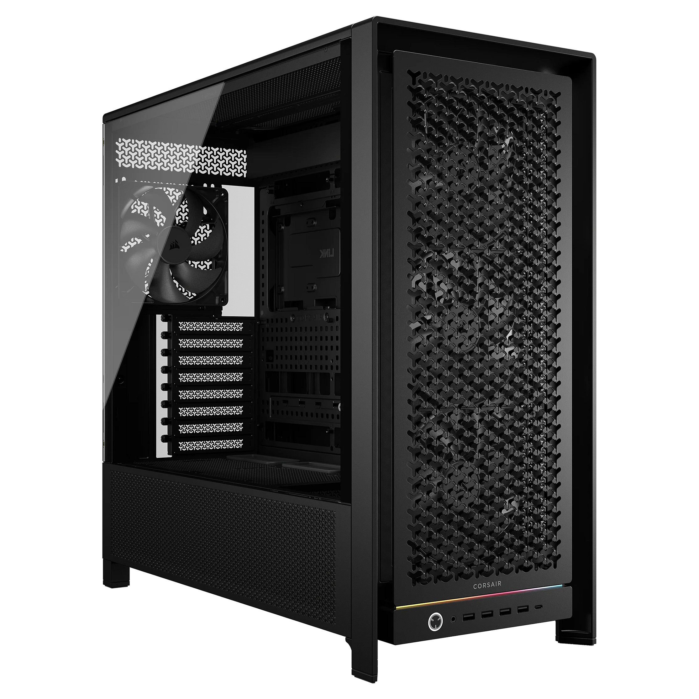 CORSAIR Midi FRAME 5000D Airflow Case, Black