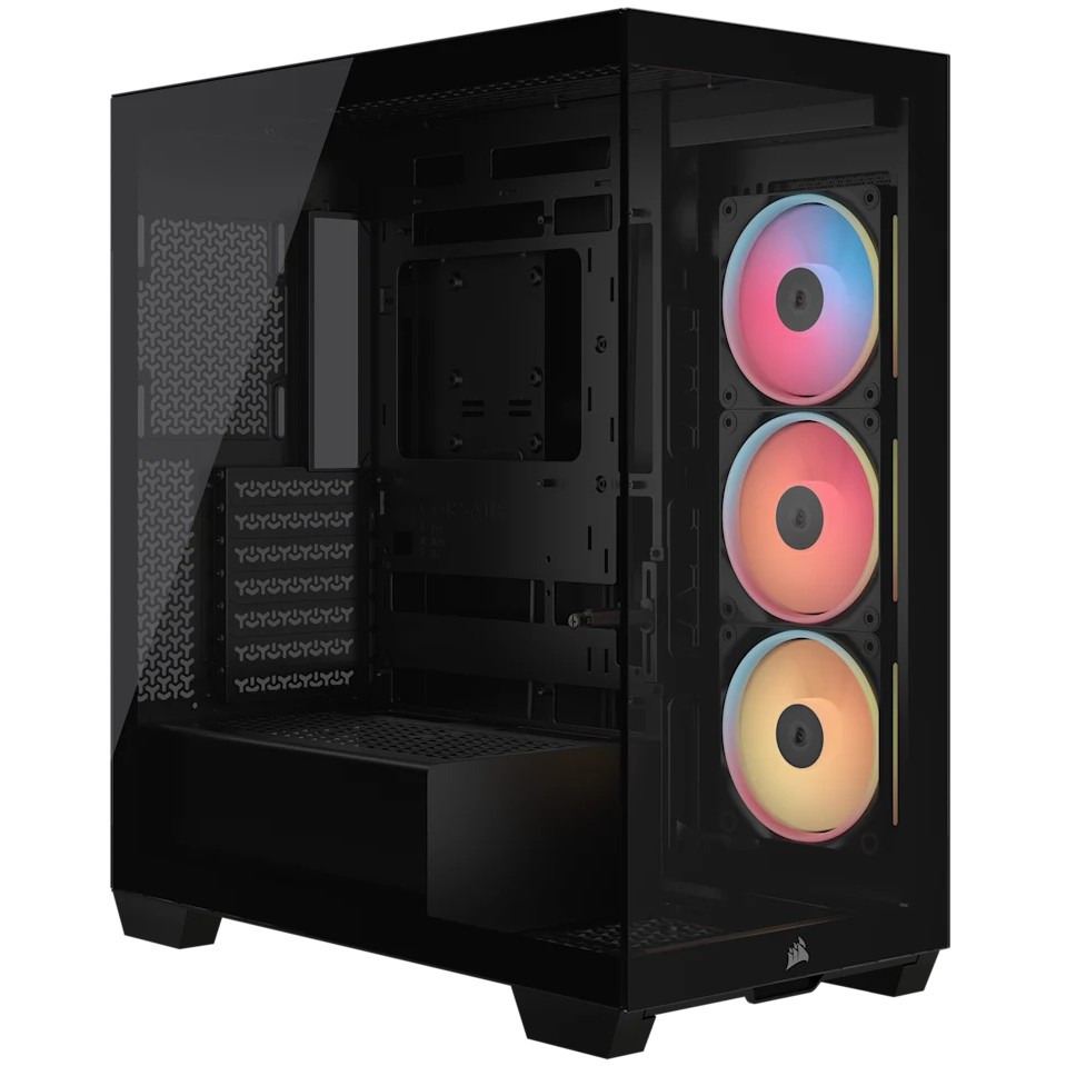 CORSAIR Midi 3500X LXR LINK (Tempered Glass) Black