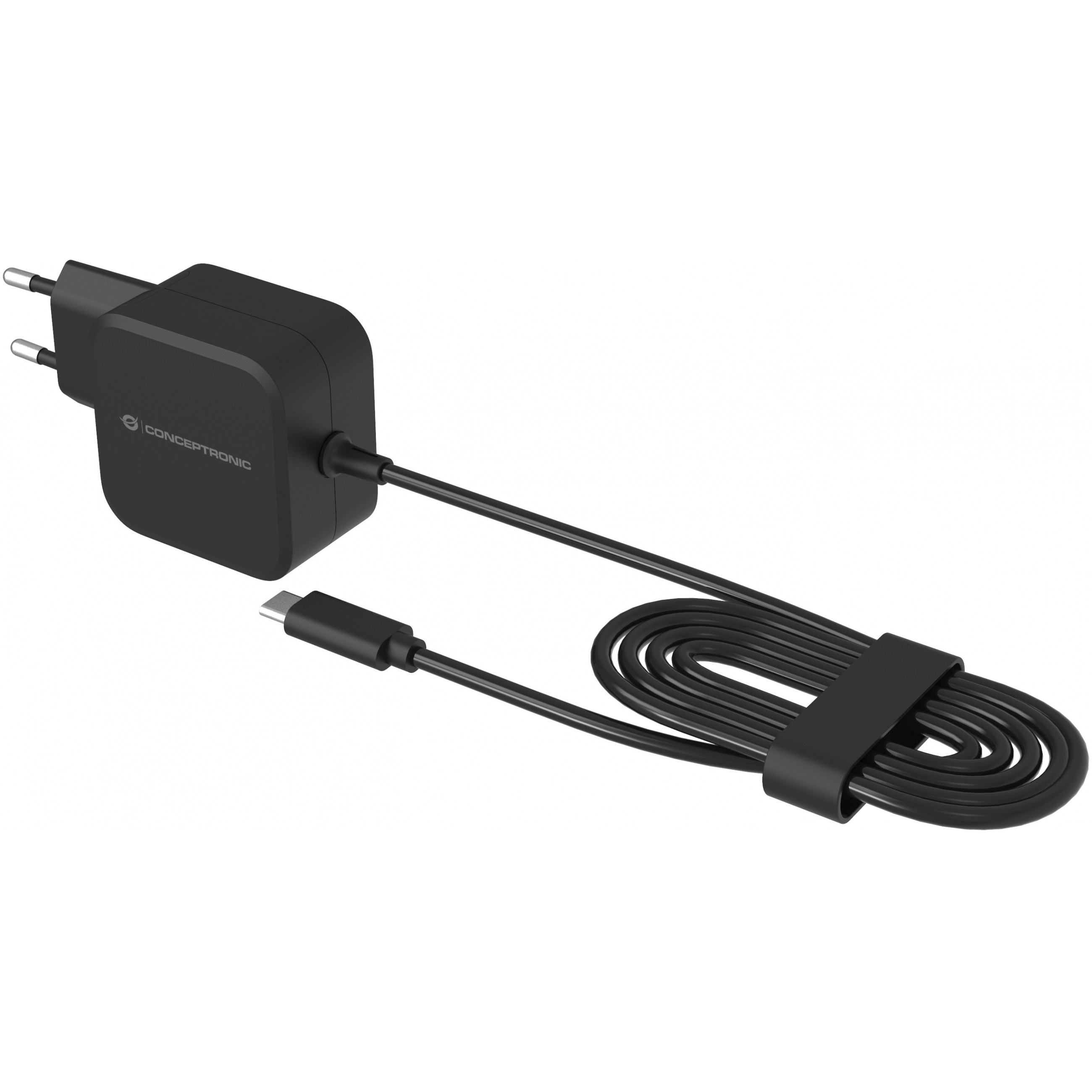 CONCEPTRONIC Ladegerät 1Port GaN USB-C Desk 67WPD3.0/PPS sw