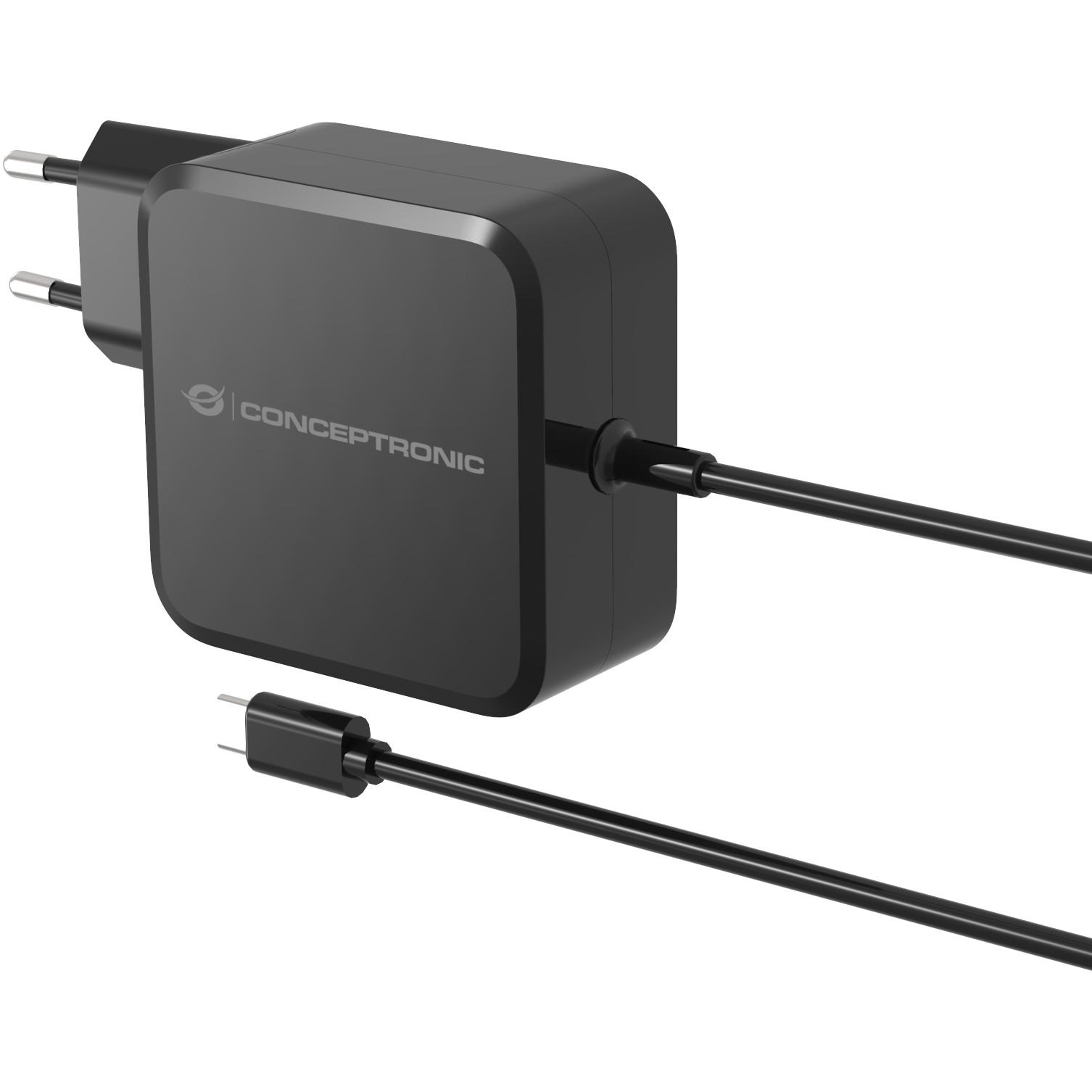 CONCEPTRONIC Ladegerät 1Port GaN USB-C Desk 100WPD3.0/PPS sw