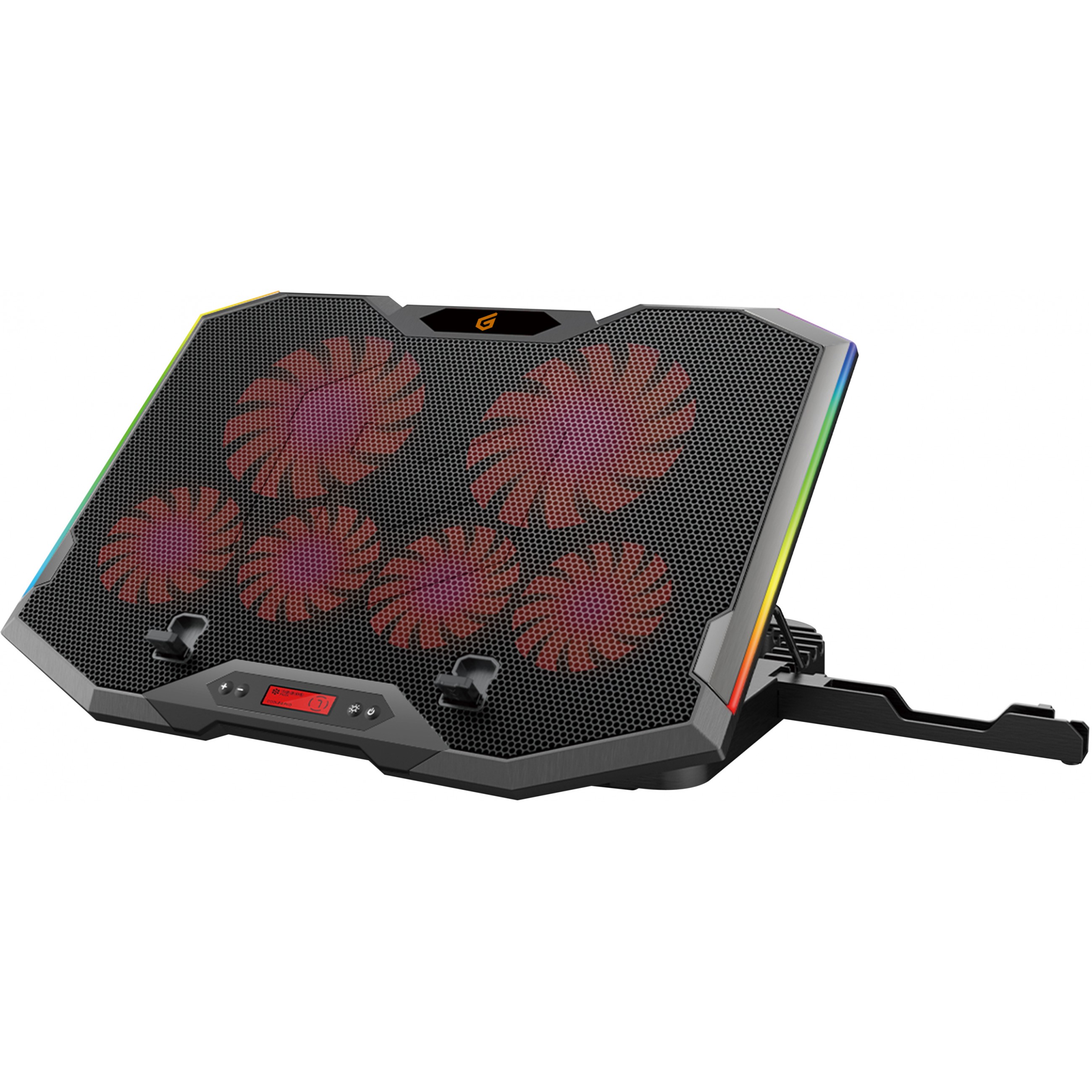 CONCEPTRONIC 6-Fan USB-A2.0 Laptop-Kühlpad 30Kg RGB 17
