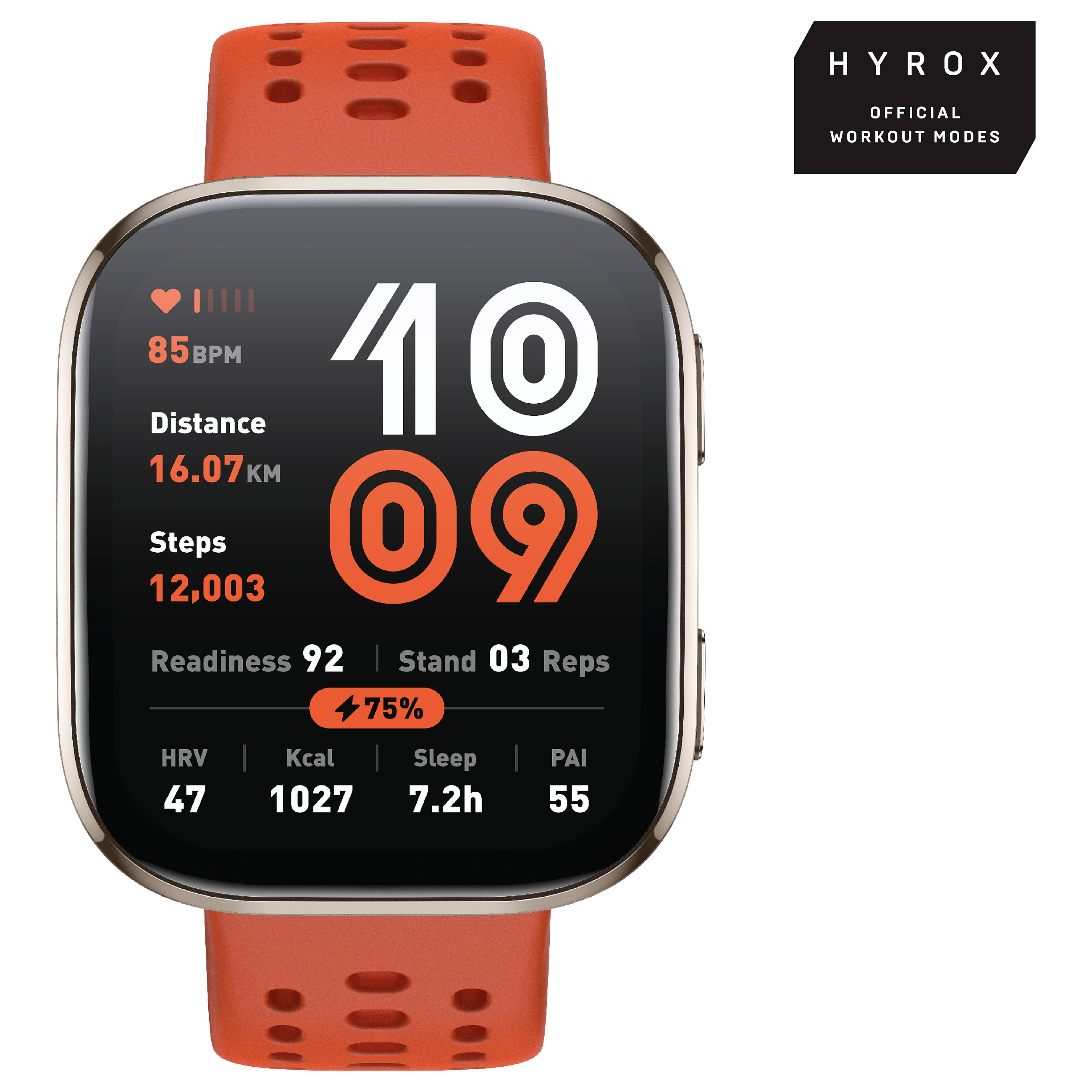 Amazfit Bip 6 Smart Watch 46mm, Farbe Rot