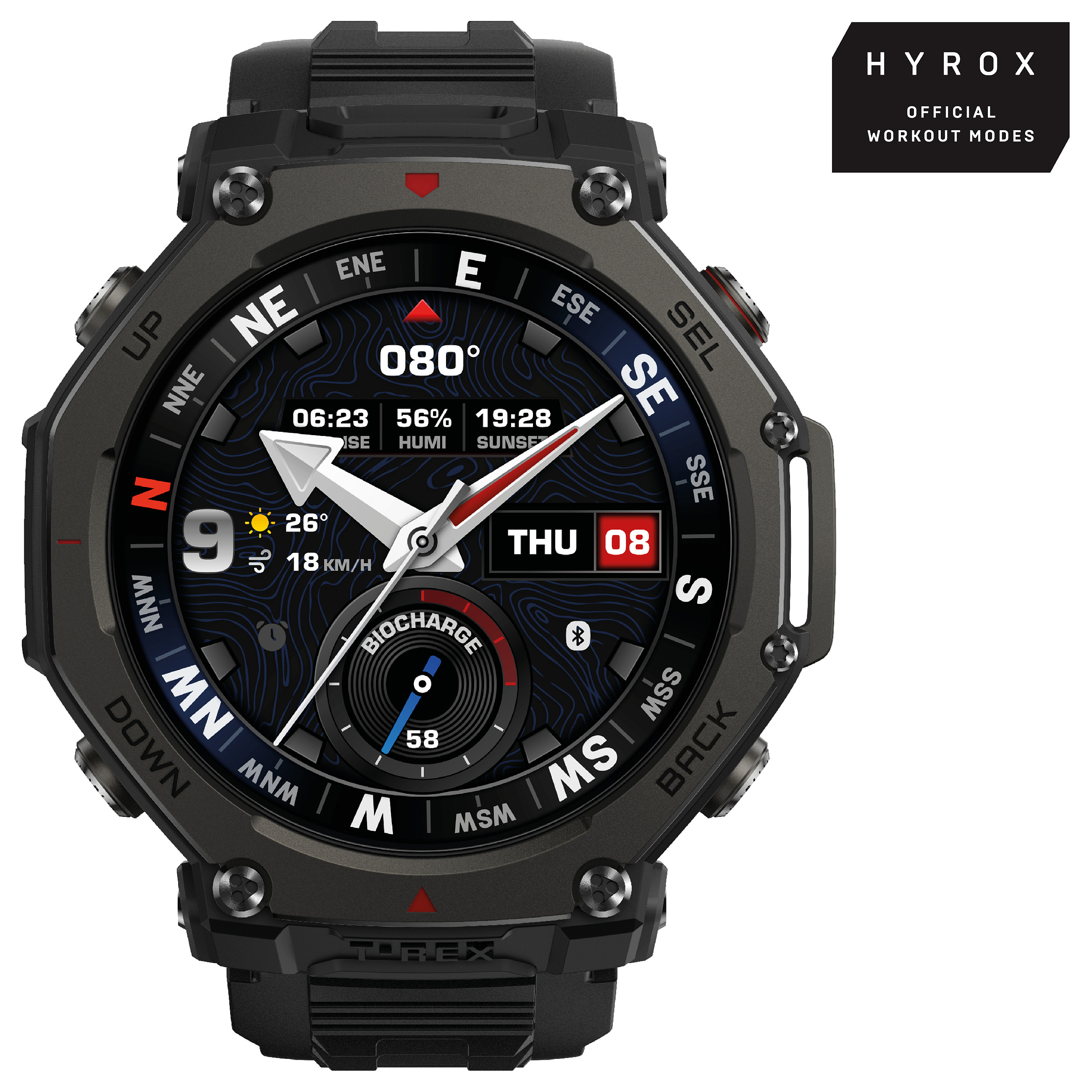 Amazfit T-Rex 3 Pro Tactical Black Smartwatch