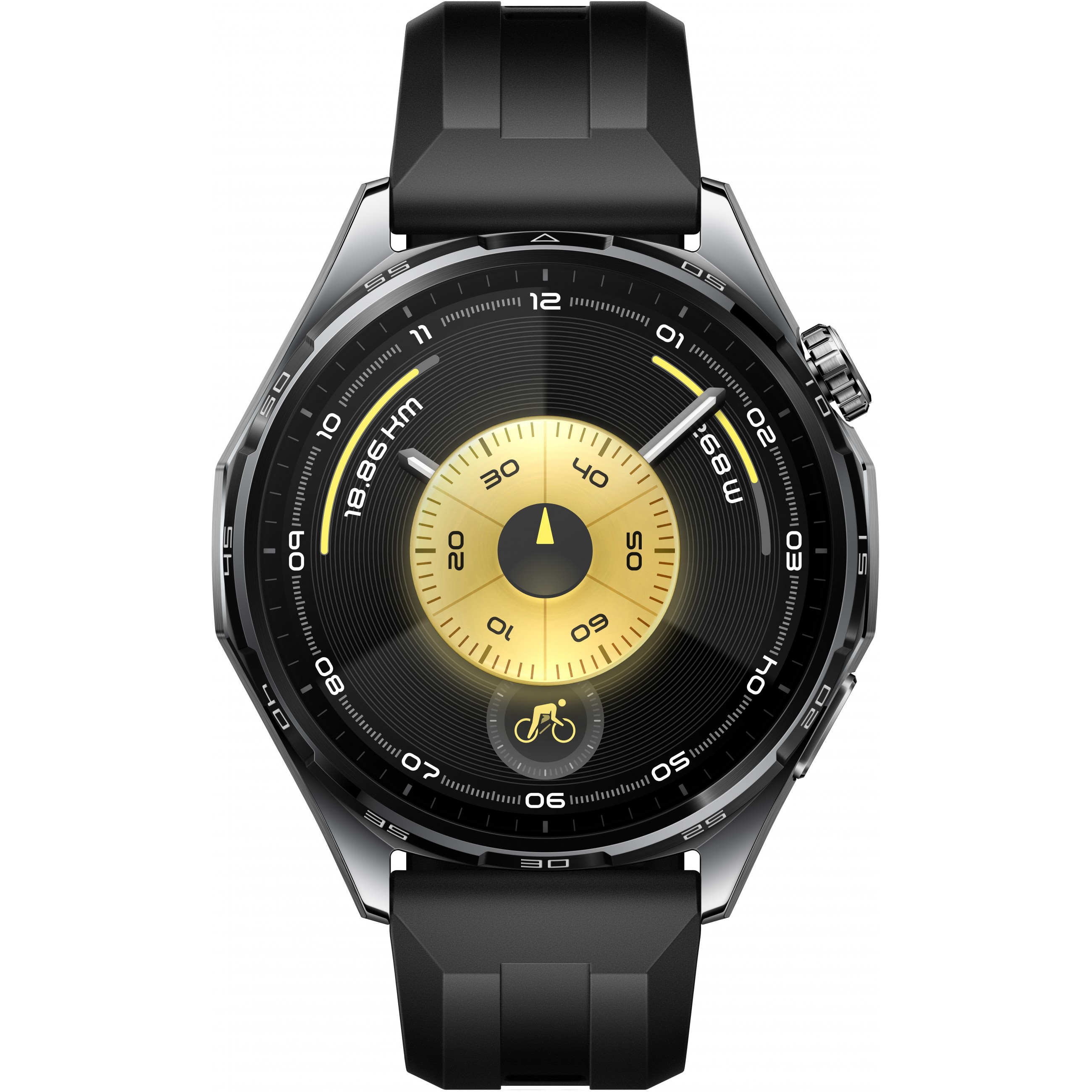Huawei WATCH GT6 46mm (Atum-B19F),Black Fluoroelastomer Strap