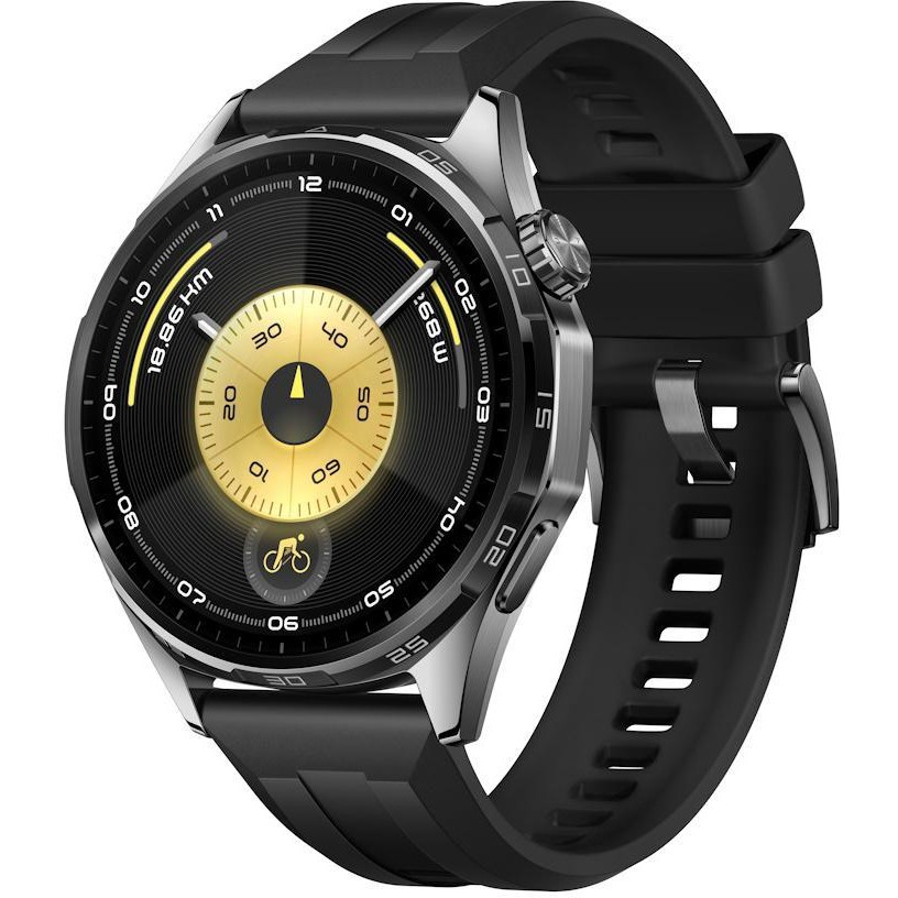 Huawei WATCH GT6 41mm (Konsu-B19F),Black Fluoroelastomer Strap