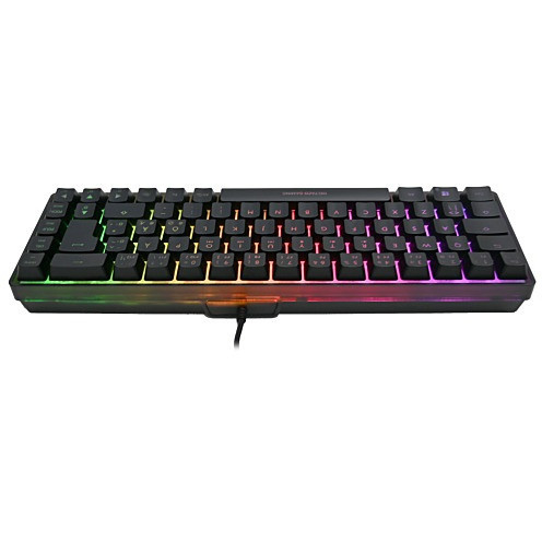 Deltaco Gaming Tastatur DK240 mini 60% USB, RGB black