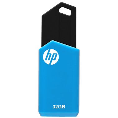 STICK 32GB HP v150w 2.0 Flash Drive (black/blue) retail