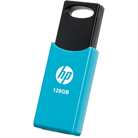 STICK 128GB HP v212w 2.0 Flash Drive (black/blue) retail