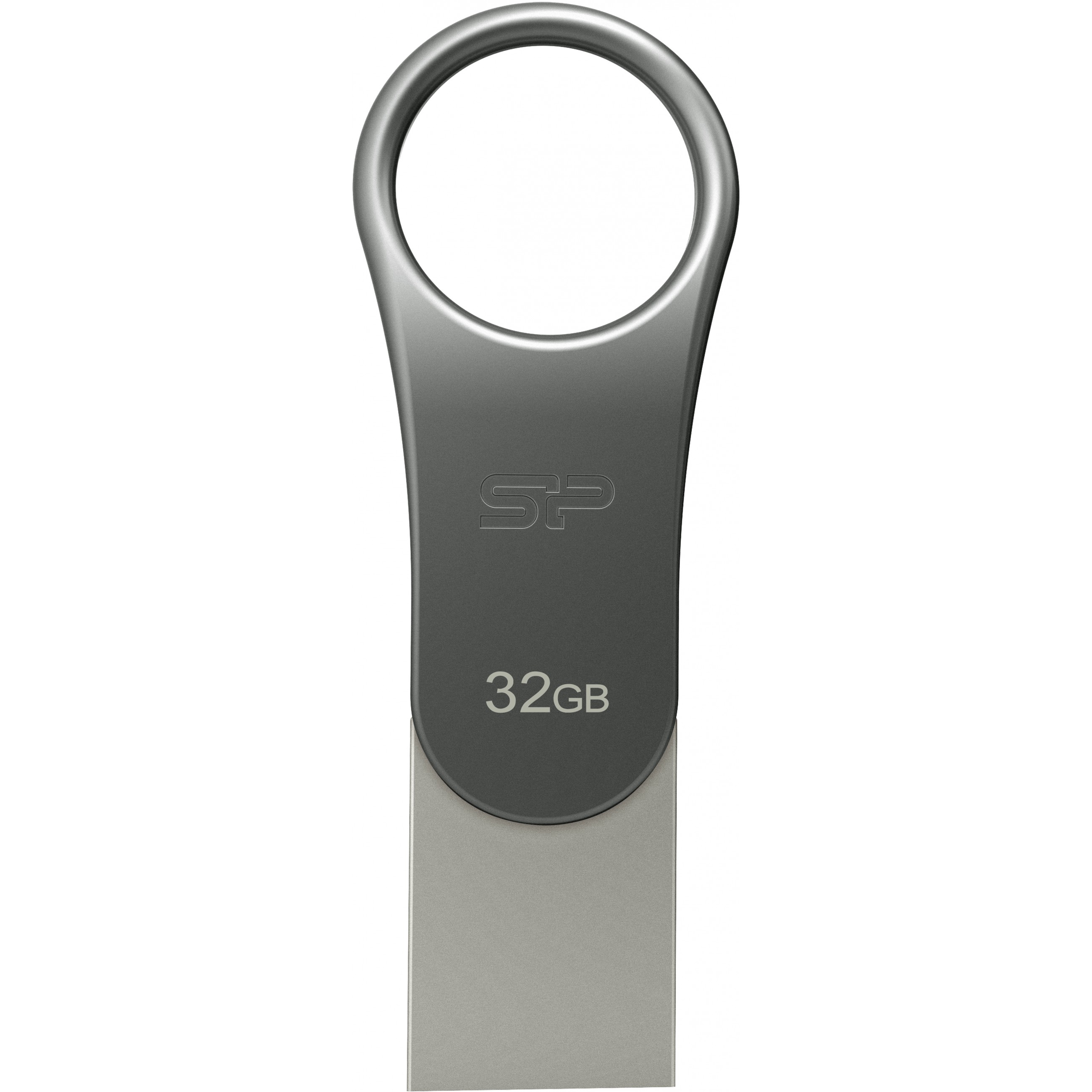 STICK Silicon Power USB-Stick 32GB USB3.0 C80 Silver Type C-Ready