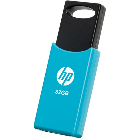 STICK 32GB HP v212w 2.0 Flash Drive (black/blue) retail