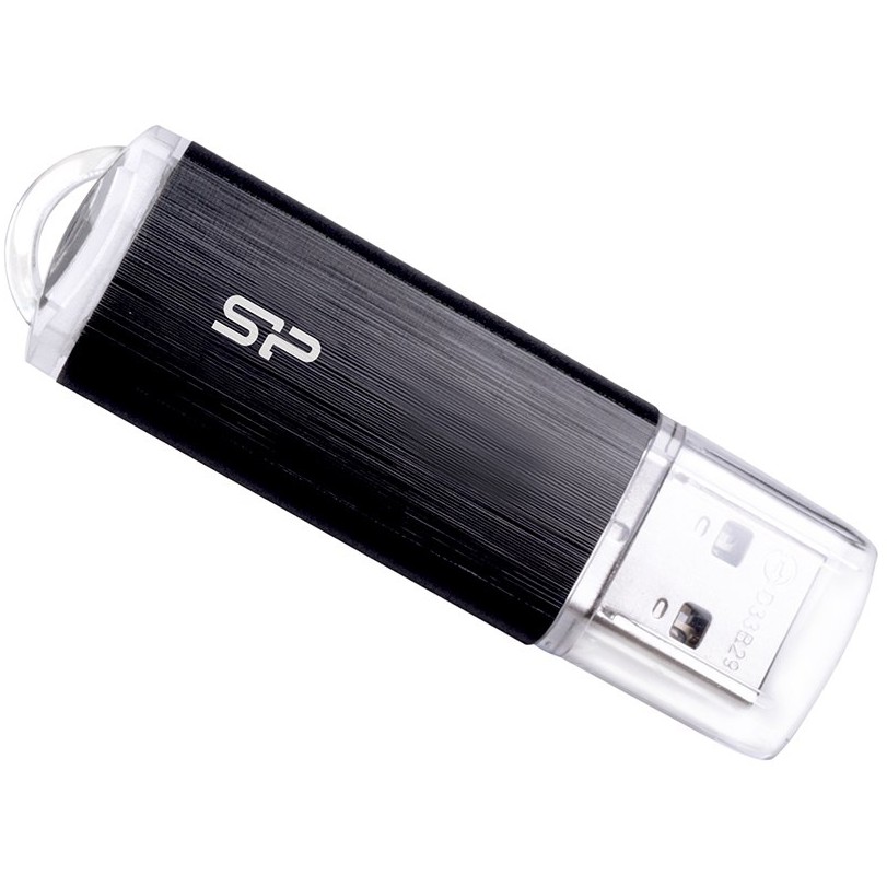 STICK Silicon Power USB-Stick 8GB USB2.0 U02 Plastic Black