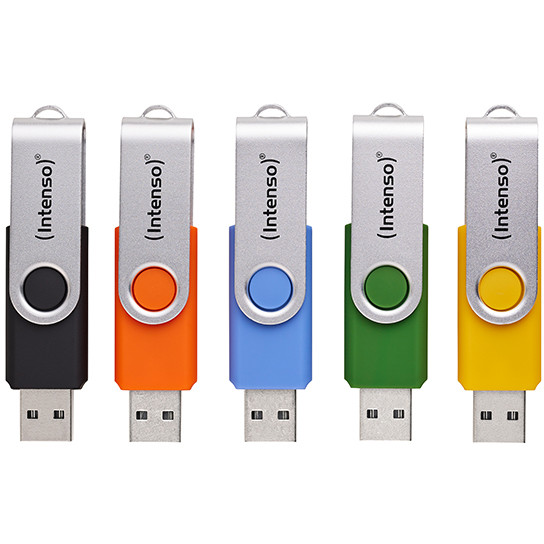 STICK Intenso Office Line 32GB USB Stick 3.2 Multipack x5 bunt