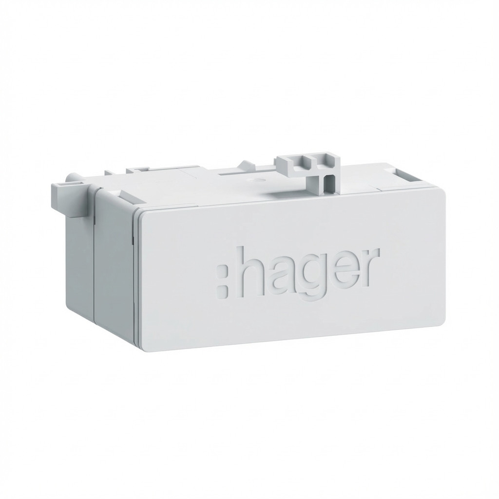 Hager ZZ45WAN2PP RJ45-Buchse in Patch/Patch Ausführung 180° für WAN-Anwendung. IP2
