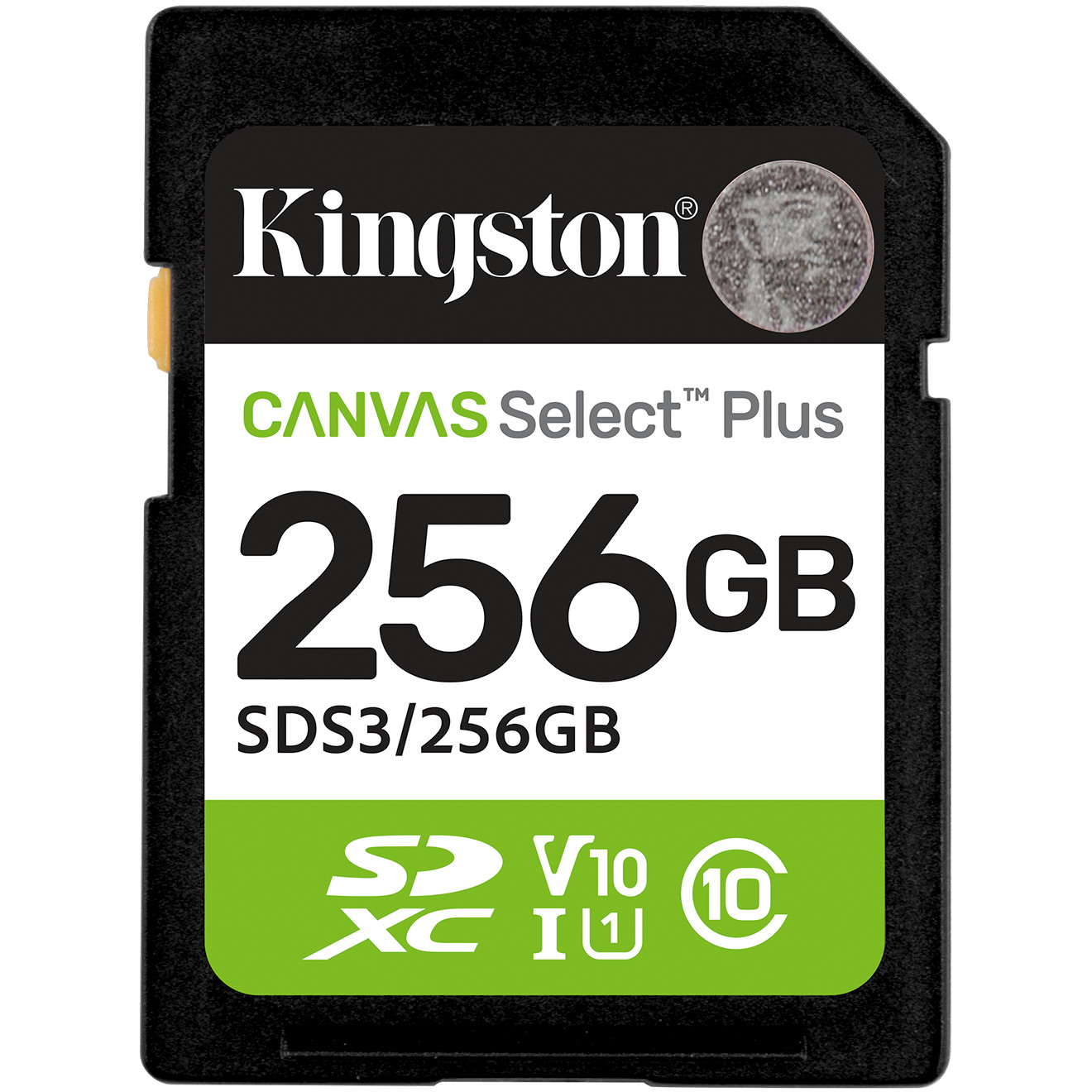 CARD Kingston 256GB sdxc Canvas Select Plus Gen3 150MB/s C10 UHS-I U1 V10