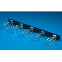 Rittal Rangierpanel 1HE HxT 43x105mm RAL 9005 Stahlbügel