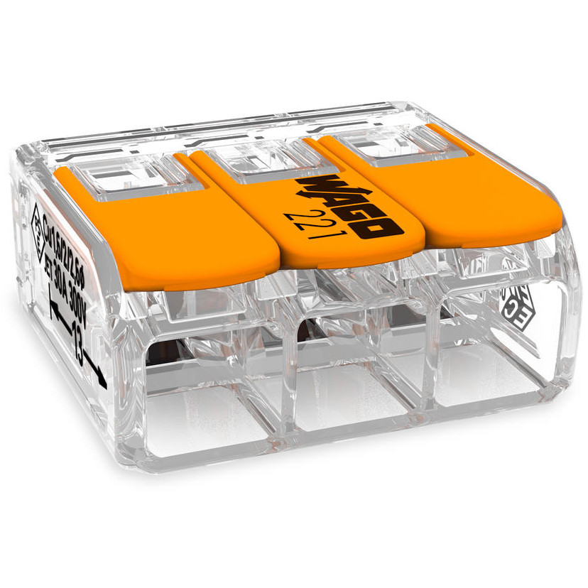 Wago Serie 221 - 3*6mm (30 Stück)