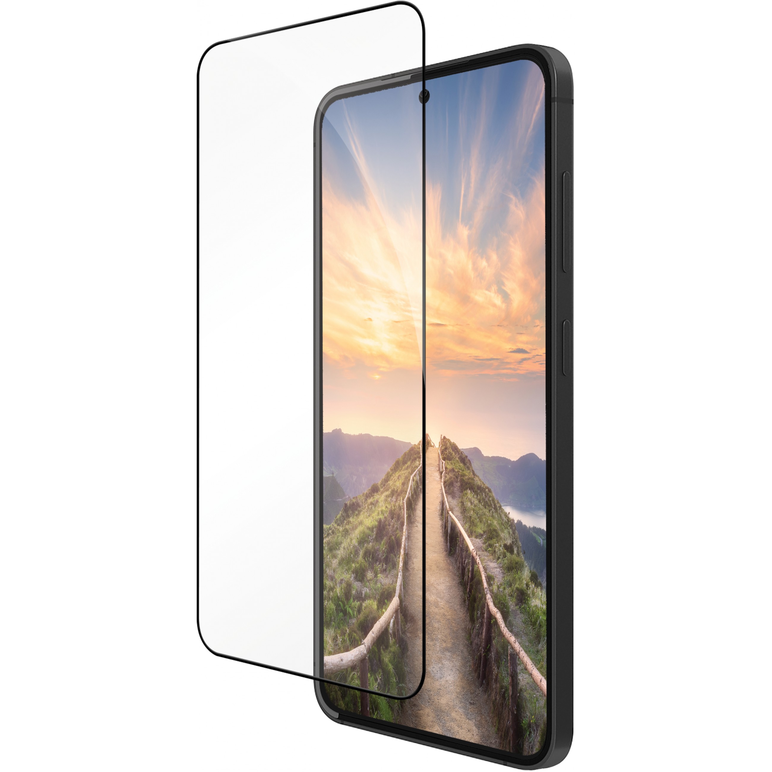 dbramante1928 Bulk - eco-glass - Galaxy S25 Black Edge