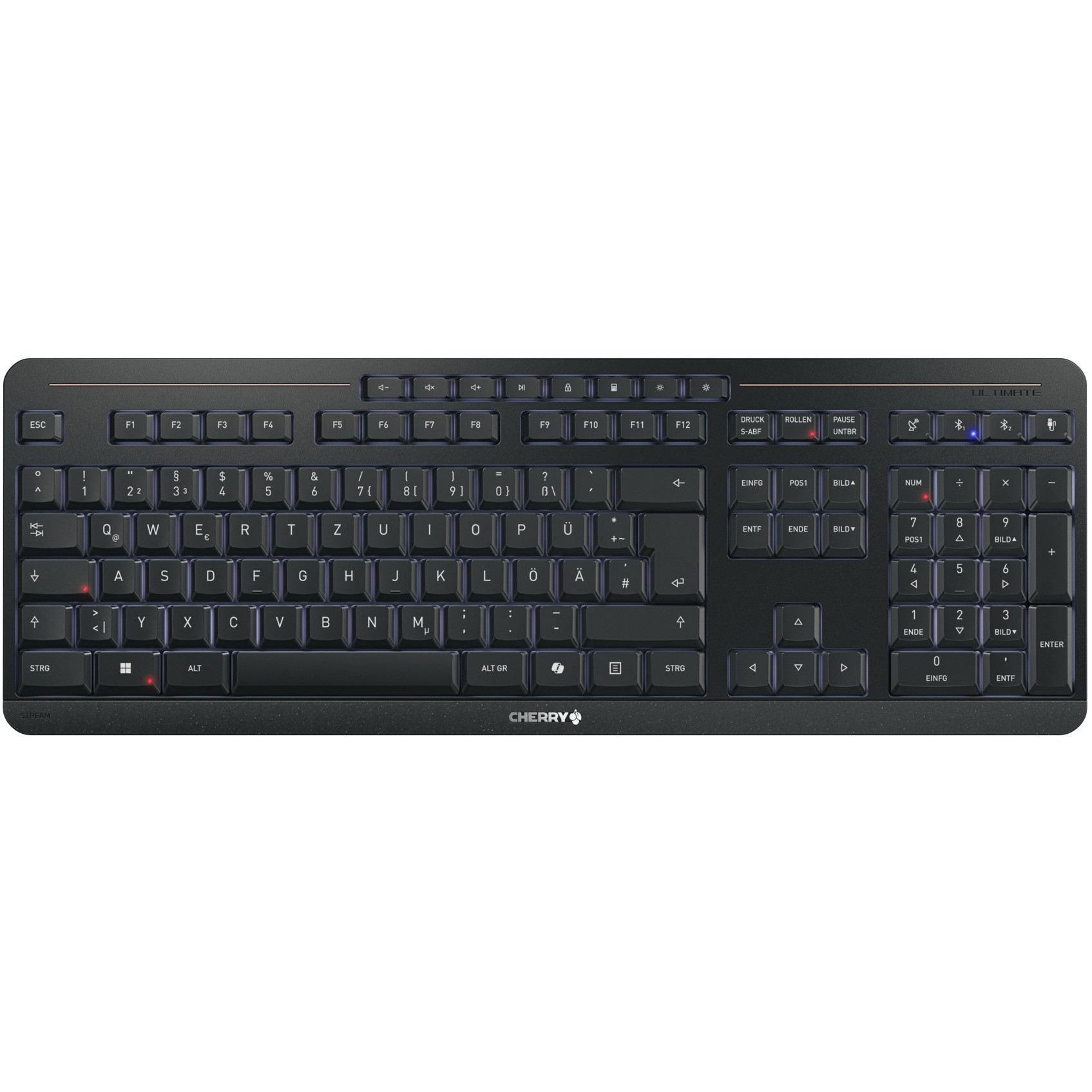 Cherry TAS Stream KEYBOARD Ultimate DE schwarz