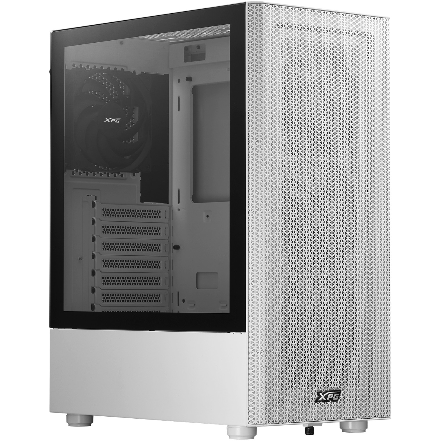 XPG Valor Mesh ATX Midi Tower weiß Glas 4x120mm