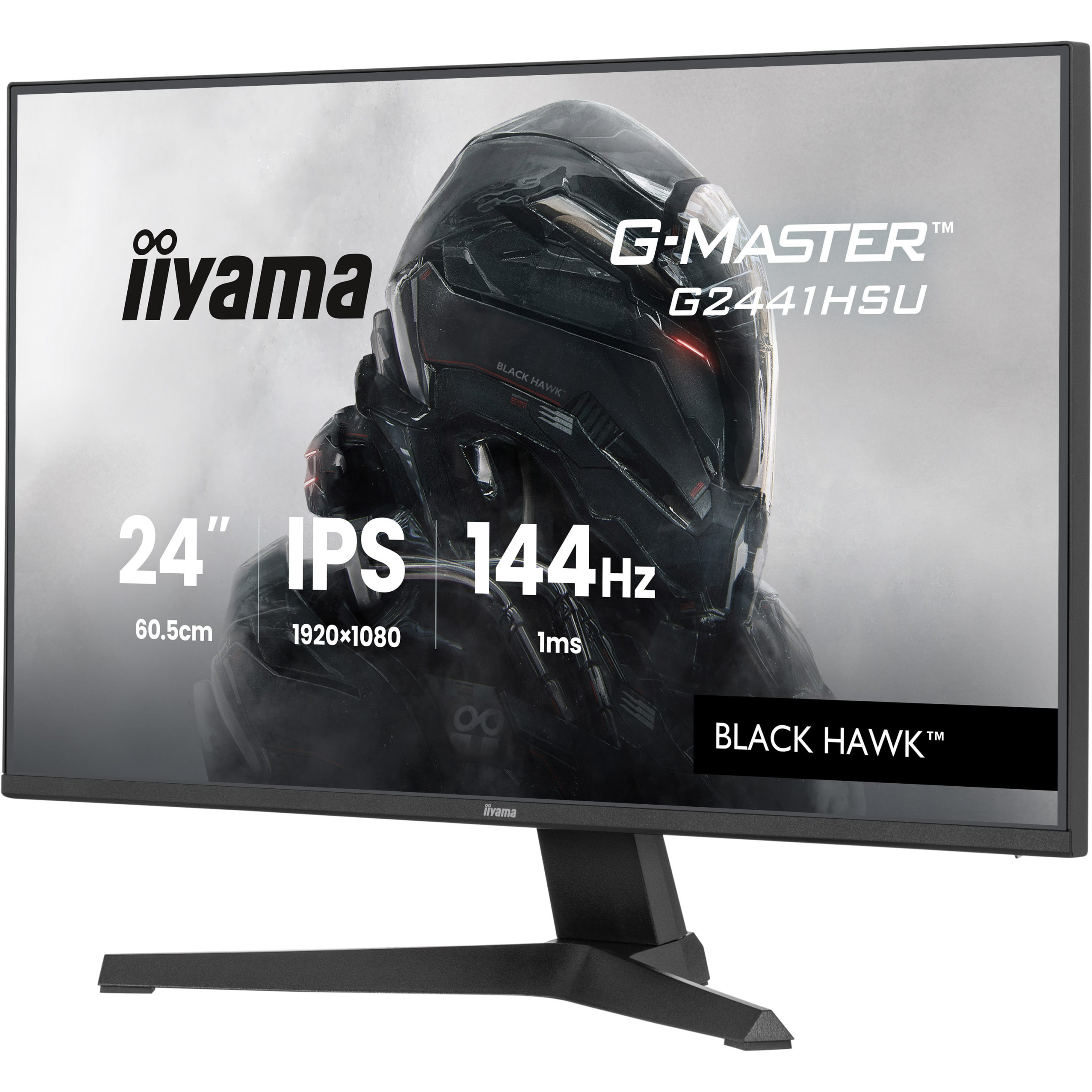 60,5 cm/23,8? (1920×1080) iiyama G-Master G2441HSU-B1 16:9 FHD IPS 1 ms (MPRT) 144 Hz HDMI DP VESA Black