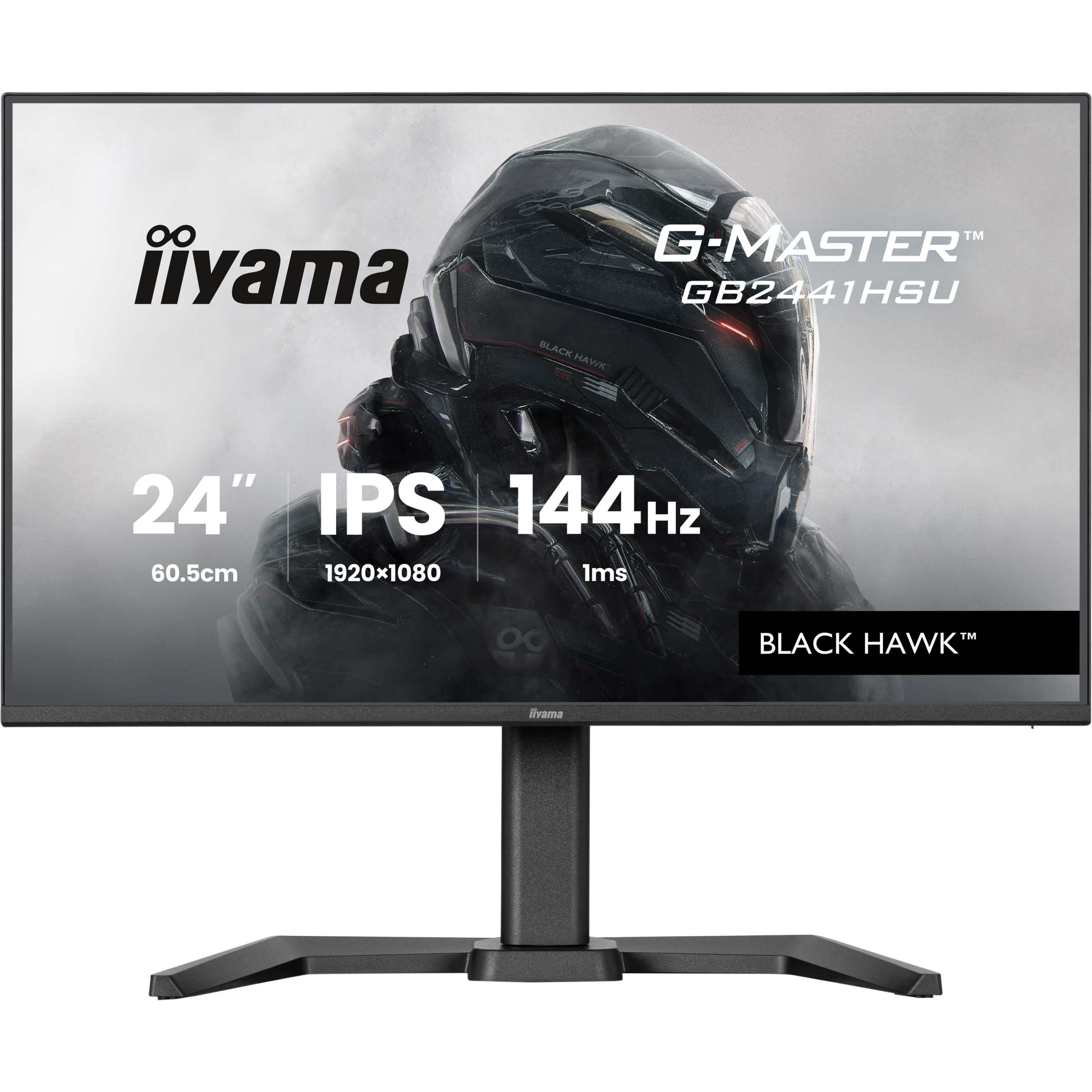 60,5 cm/23,8? (1920×1080) iiyama G-Master GB2441HSU-B1 16:9 FHD IPS 1 ms 144 Hz HDMI DisplayPort VESA Black