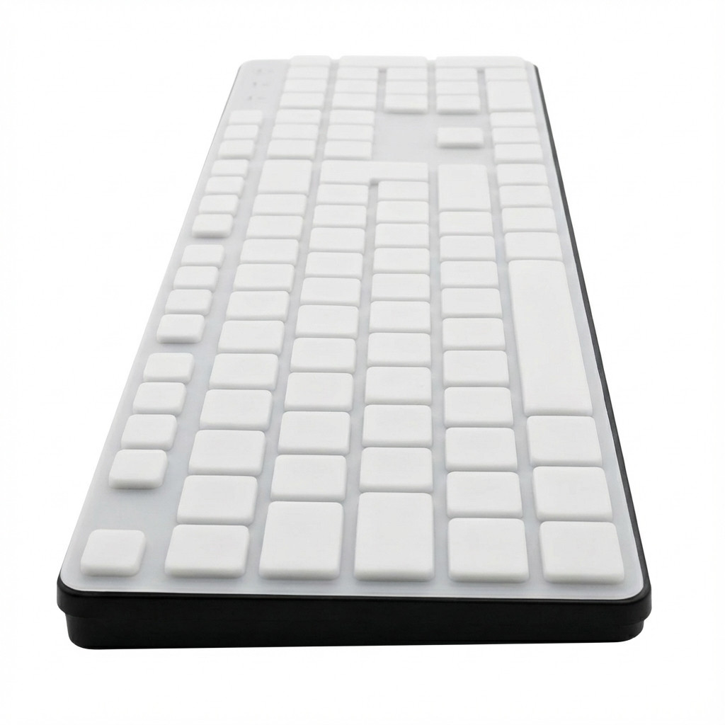 MAN&MACHINE Tastaturabdeckung DE wh. ITs Cool Flat,white,DE,Silikon