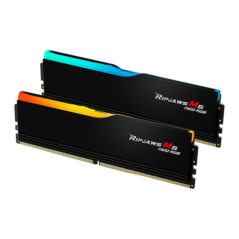 DIMM 32 GB 6000(2x 16 GB)Dual-Kit(schwarz, F5-6000J3636F16GX2-RM5NRK, Ripjaws M5 Neo RGB, AMD EXPO)