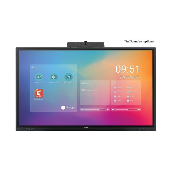 Sharp PN-LC652 Digital Signage Touch Display 165,1 cm (65