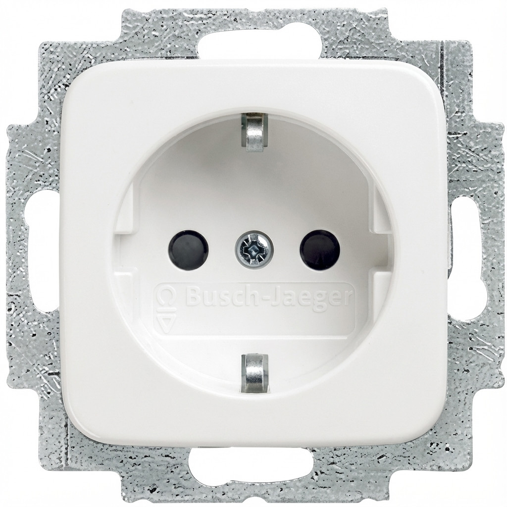 BUSCH JAEGER Reflex SI - Steckdosen-Einsatz - UP *alpinweiss*
