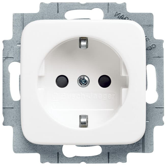 BUSCH JAEGER Reflex SI - Steckdose Safety+ - UP *alpinweiss*