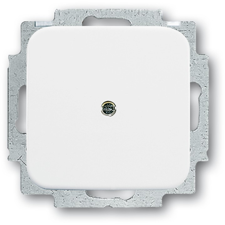 BUSCH JAEGER Reflex SI - Zentralscheibe Tragring Blind - UP *alpinweiss*